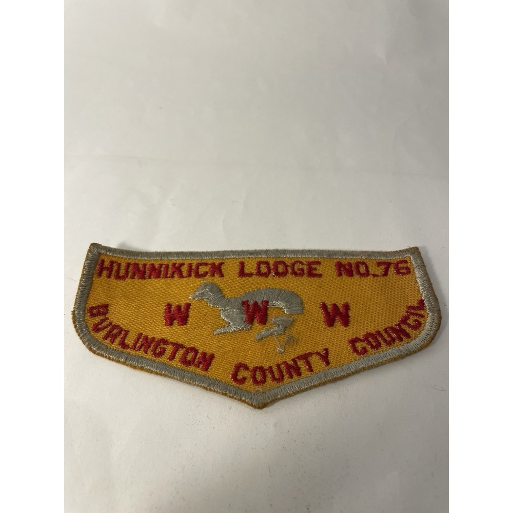 Boy Scout OA 76 Hunnikick flap 7022R